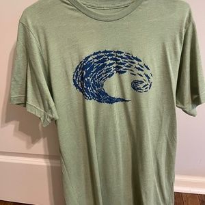 Mens green costa shirt